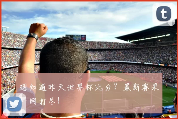 想知道昨天世界杯比分？最新赛果一网打尽！