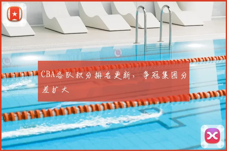 CBA各队积分排名更新,争冠集团分差扩大
