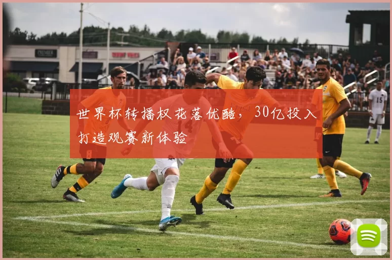 世界杯转播权花落优酷，30亿投入打造观赛新体验