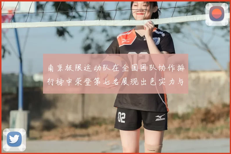 南京极限运动队在全国团队协作排行榜中荣登第七名展现出色实力与团队精神
